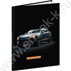 Дневник 1-4кл. /тв.обл./выб.лак "Черный автомобиль-15" NEW | Фото 1