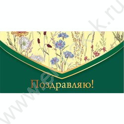 Конверт д/денег 170*82мм "Поздравляю!" NEW | Фото 1