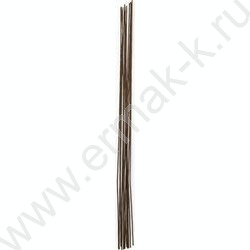 Проволока флористическая коричневая D1,2мм*40см 12шт, в бумажной оплётке NEW | Фото 1