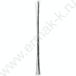 Проволока флористическая зеленая D0.3мм*40см 30шт, лакированная NEW | Фото 1