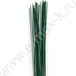 Проволока флористическая зеленая D0.55мм*40см 30шт, лакированная NEW | Фото 2