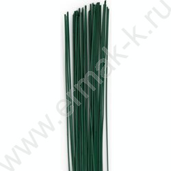 Проволока флористическая зеленая D0.7мм*40см 30шт, лакированная NEW | Фото 2