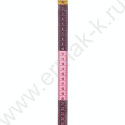 Сантиметр 200см*2 см розовый/черный блистер NEW | Фото 2