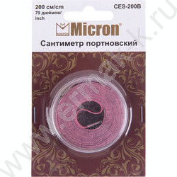 Сантиметр 200см*2 см розовый/черный блистер NEW | Фото 5