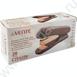 Степлер №24/6-26/6  20л пластик Esthetics /c покрытием Velvet Touch /цвет бургунди NEW | Фото 2
