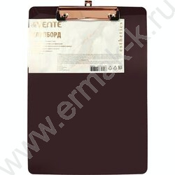 Клипборд А4 лавандово-пепельный "Esthetics" /пластик 2мм, выдвижной подвес NEW | Фото 1