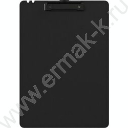 Клипборд А4 "TOTAL BLACK" /толщина 2,5 мм /фактура "песок" пенный уплотнитель, черный NEW | Фото 1