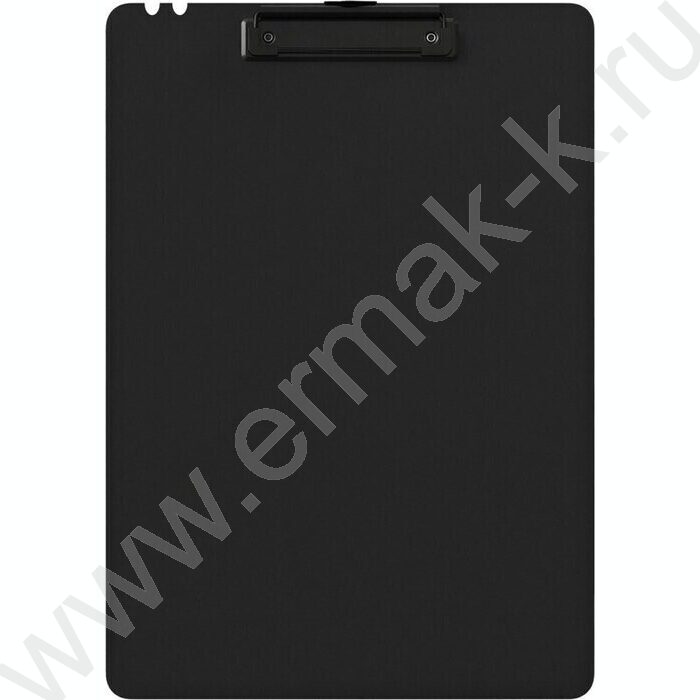 Клипборд А4 "TOTAL BLACK" /толщина 2,5 мм /фактура "песок" пенный уплотнитель, черный | Фото 1