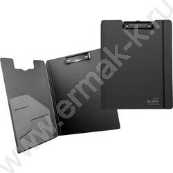 Клипборд А4 "TOTAL BLACK" /толщина 2 мм /фактура "песок" пенный уплотнитель, черный NEW | Фото 2