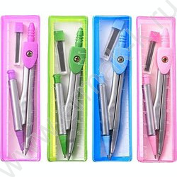 Готовальня  2предм /циркуль, грифель для циркуля в футляре NEW | Фото 1