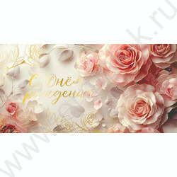 Конверт д/денег "С Днем рождения!" NEW | Фото 1