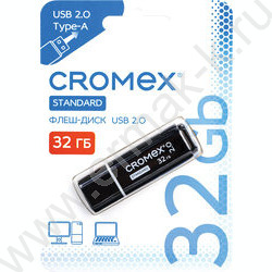 Съемный носитель информации 32GB USB Flash Drive <USB 2.0> черный "Standard" | Фото 3