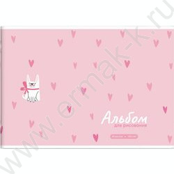 Альбом д/рисования 40л "Белая собака" NEW | Фото 1