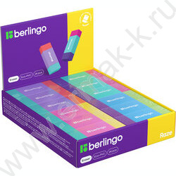 Ластик прямоугольный "Raze" /48*18*10м /ассорти NEW | Фото 1