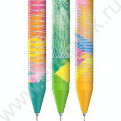 Ручка шар авт синяя 0,7мм "Collision XS" /рисунок на корпусе, soft touch /ассорти NEW | Фото 2