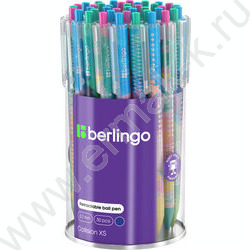 Ручка шар авт синяя 0,7мм "Collision XS" /рисунок на корпусе, soft touch /ассорти NEW | Фото 3