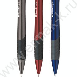 Ручка шар авт синяя 0,7мм "Metallic XL", грип /ассорти NEW | Фото 2