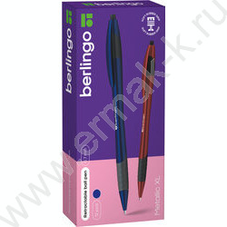 Ручка шар авт синяя 0,7мм "Metallic XL", грип /ассорти NEW | Фото 4