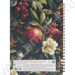 Книга д/записи кулинарных рецептов  60л А5 спираль "Гранат" NEW | Фото 6