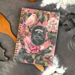 Книга д/записи кулинарных рецептов  60л А5 спираль "Птички" NEW | Фото 6