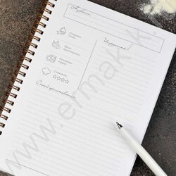 Книга д/записи кулинарных рецептов  60л А5 спираль "Птички" NEW | Фото 9