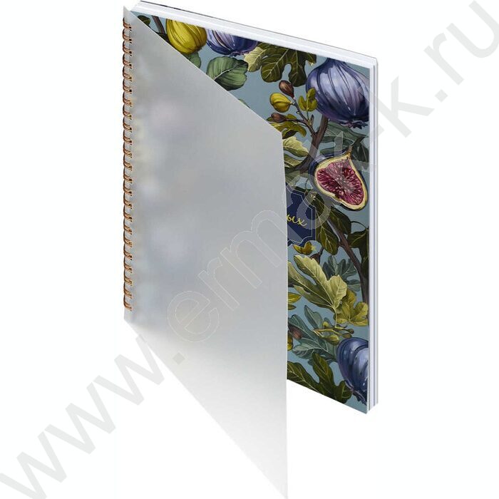 Книга д/записи кулинарных рецептов  60л А5 спираль "Инжир" NEW | Фото 2
