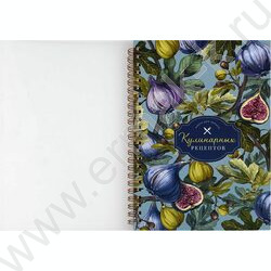 Книга д/записи кулинарных рецептов  60л А5 спираль "Инжир" NEW | Фото 3