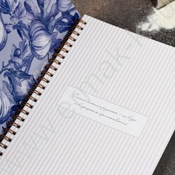 Книга д/записи кулинарных рецептов  60л А5 спираль "Инжир" NEW | Фото 9