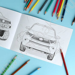 Раскраска 210*145 Крутые гонки.Внедорожники NEW | Фото 8