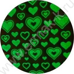 Наклейки с блестками, светящиеся в темноте 12,5*17см "Светящиеся сердца"  /блистер NEW | Фото 3