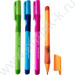 Ручка шар Study Pen. School синяя 0,7мм , обучающая письму, для правшей NEW | Фото 1