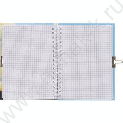 Блокнот  48л 15*11см "Девочка" спираль,цветная тв.обл. /ассорти/,блок-клетка.+замочек NEW | Фото 3