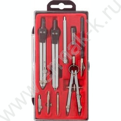 Готовальня  9предм в пластиковом футляре с европодвесом NEW | Фото 1