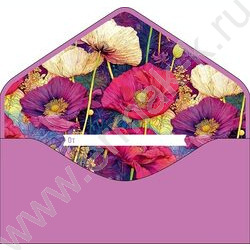 Конверт д/денег  83*167мм "С Днем Рождения!" NEW | Фото 2