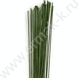 Проволока флористическая зеленая D0.7мм*40см 30шт, в бумажной оплётке NEW | Фото 2