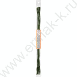 Проволока флористическая зеленая D0.7мм*40см 30шт, в бумажной оплётке NEW | Фото 3