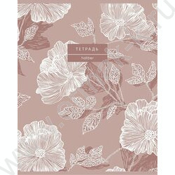 Тетрадь  48л клетка/пластик обл. "Дыхание цветов" ассорти NEW | Фото 4