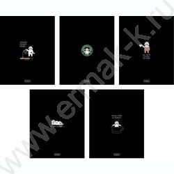 Тетрадь  48л клетка "Coffee Story-Кофейные истории" /глянец / ассорти NEW | Фото 1