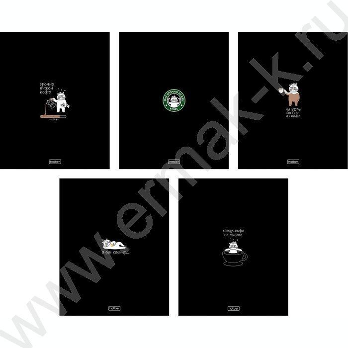 Тетрадь  48л клетка "Coffee Story-Кофейные истории" /глянец / ассорти NEW | Фото 1