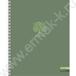 Тетрадь  96л клетка/спираль/перфорация на отрыв/многоцветный срез "Лаконично" /ламинация Soft-to NEW | Фото 3