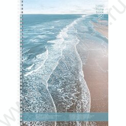 Тетрадь  96л А4 спираль "Aqualife" /обложка с карманом клетка перфорация на отрыв NEW | Фото 1