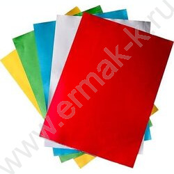 Фольга для чеканки A4  5цв (золото,серебро,красный,синий,зеленый) NEW | Фото 2
