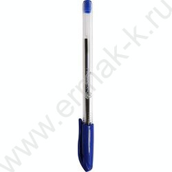 Ручка шар 0,7мм синяя /трехгранный прозрачный.корпус /рифлёная грип-зона NEW | Фото 2