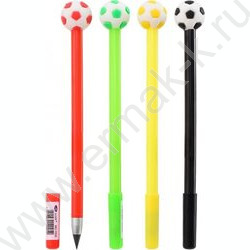 Карандаш ч/гр Вечный.Футбольный мяч /яркий, цветной  корпус /ассорти/,прорезиненный наконечник NEW | Фото 1