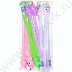 Карандаш ч/гр Вечный.Зайчик /яркий, цветной  корпус /ассорти/,прорезиненный наконечник NEW | Фото 2