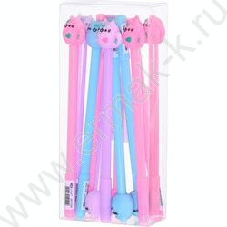 Карандаш ч/гр Вечный.Кошка /яркий, цветной  корпус /ассорти/,прорезиненный наконечник NEW | Фото 2