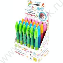 Ручка гелевая Пиши-Стирай 0,7мм синяя "Study Pen. School", обучающая письму, для правшей NEW | Фото 3