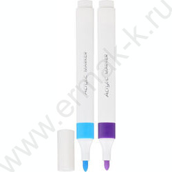 Маркер акриловый /набор 12цв/ на водной основе,2-4мм,трёхгранный белый корпус,уп.пл. бокс NEW | Фото 3