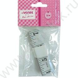 Сантиметр-рулетка портновский "DIY" 1,5м*2см /пластиковый пакет NEW | Фото 1