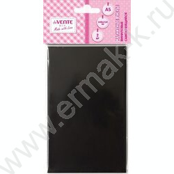 Магнитные листы д/рукоделия самоклеящиеся  А5,  2 листа, толщина 0,7 мм, виниловые /чёрные NEW | Фото 1